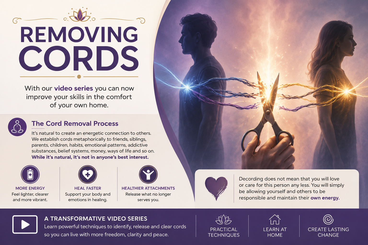 cord removal, hypnosis