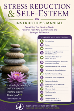 stress reduction, self-esteem, hypnosis, hypnotherapy, groups
